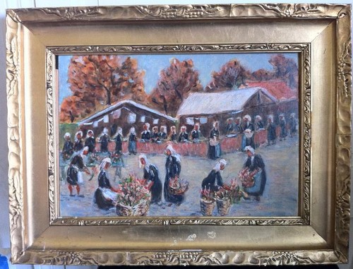 Hst tableau marché breton - tableau, breton"