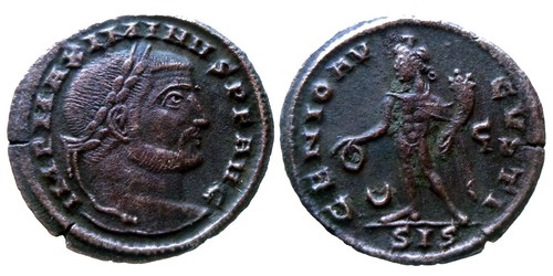 Maximinus daia follis - daia,
