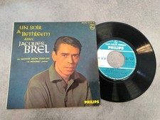Jacques Brel Ep 45T Un Soir A Bethléem TBE