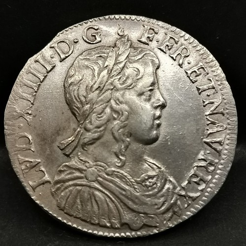 Ecu louis xiv argent - 1/2,