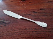 Alfénide Christofle Couteau à poissons modèle Chinon en métal argenté