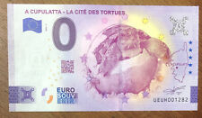 2022 CORSE A CUPULATTA TORTUE BILLET EURO SOUVENIR BANKNOTE PAPER MONEY DENARO
