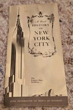 Brief history new york - a, of