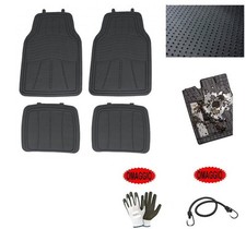 Pour Skoda Fabia 1.0 Mpi 60 Cv Twin Couleur D. E. Noir 4 Tapis Caoutchouc Anti