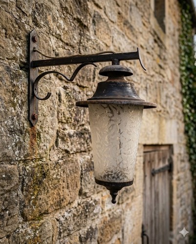 Lampe applique cour - lampe,