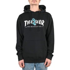 Pull À Capuche Logo Screaming Santa Cruz x Thrasher - Noir
