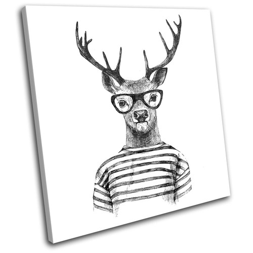 Hipster animals stag deer w - animals,