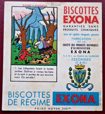 BUVARD - BISCOTTES EXONA - DEVINETTE - LES LILIPUTIENS - ILLUSTRATEUR -