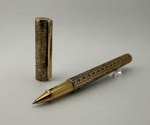 Stylo roller plaqué or - s.t.,