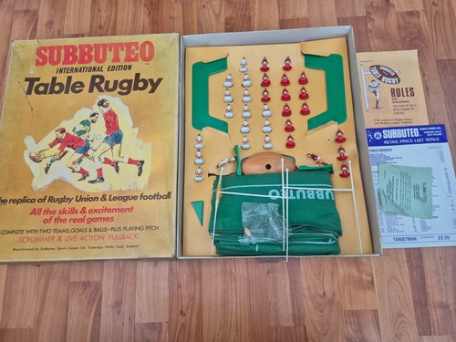Vintage subbuteo table rugby - vintage,