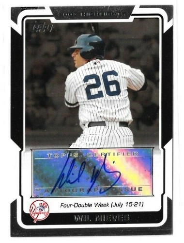 Wil nieves autograph 2008 - wil,