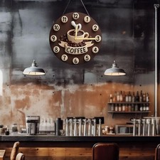 Horloge de tasse de café