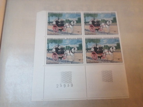 Timbre france tableau henri - timbre,