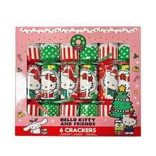 6 X Noël Crackers Hello Kitty