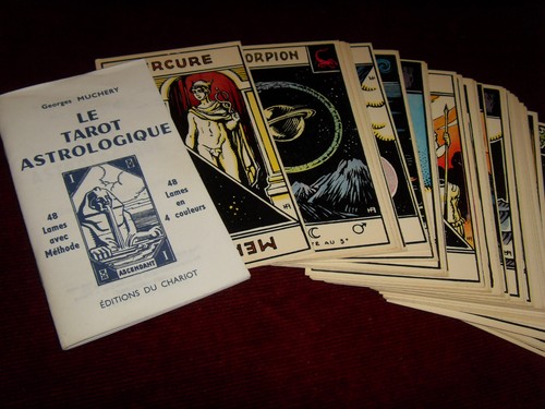 Ancien tarot astrologique - ancien, de