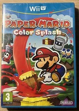 Jeu Wii U PAPER MARIO COLOR SPLASH Nintendo New!!!