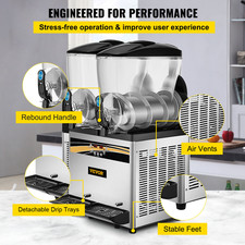 VEVOR Machine À Granitas Inox