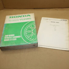 MANUEL REVUE TECHNIQUE D ATELIER HONDA HONDA CX 500 TURBO 1982- + REVISION PAGES