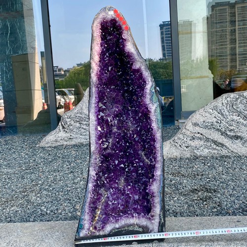 105lb natural amethyst - natural, geode