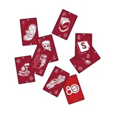 UNO - Jeu de cartes Rouge Rubis - 80eme anniversaire de Mattel - Pour toute la f