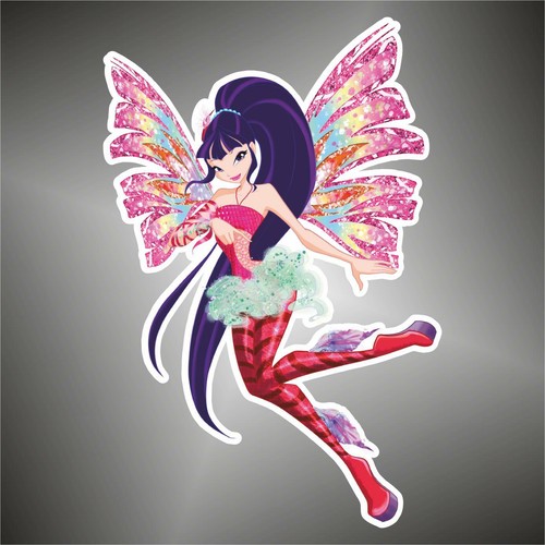 Autocollant winx musa decal - autocollant,