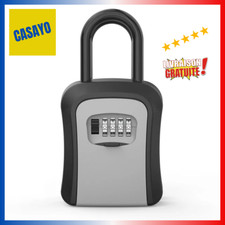 Coffre Boite à Clés Cadenas pour Clés - Code 4 Chiffres - Installation Facile