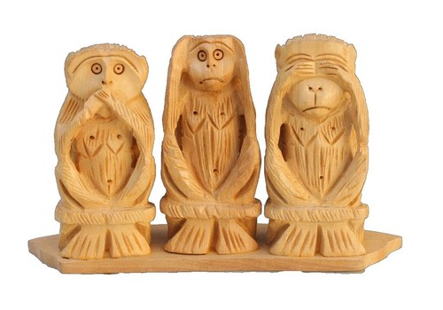 Bois gandhiji trois - gandhiji's,