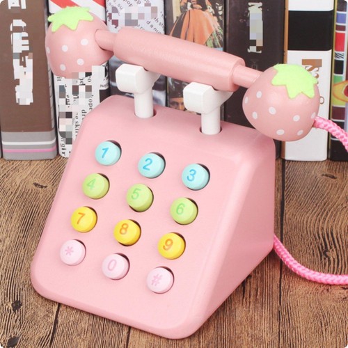 Téléphone jouet bois - jouet, en