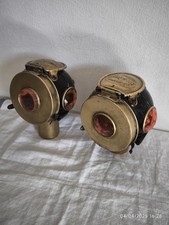 2 Lanternes,phares à pétrole marque  BESNARD  "Les Vestales" 1880/1900 TRÈS RARE