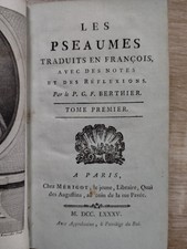 Les Psaumes Traduites En