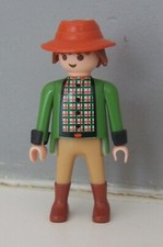 PLAYMOBIL (X311) FORET RIVIERE - Homme Aventurier Voyageur Hydravion 3866 