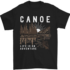 Canoë Aventure Canoë Kayak Faisant Du Kayak T-Shirt 100% en Coton