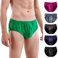 Briefes De Soie En Satin Masculin Lingerie Panties Soufflement Sous-Pants /