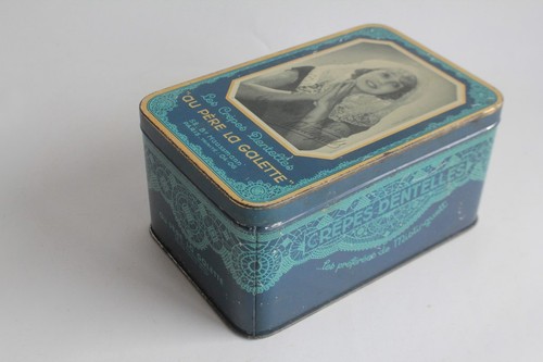 Boîte tôle lithographiée