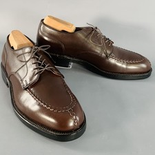 Alden Taille 6,5 Norvégien HS Blucher Cuir Brun À Lacets Split Toe