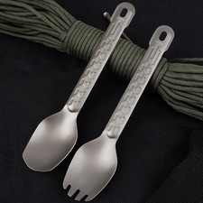 Couverts de camping en titane