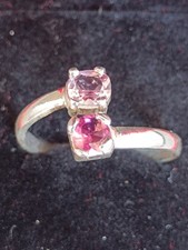 Bague en Tourmaline rose en argent