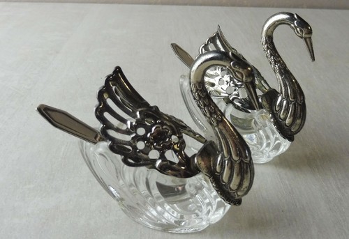 Paire anciens salerons - paire, en
