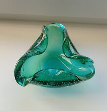 -- Ancien Beau Vide Poche Sculpture Centre de Table Verre MURANO Sommerso --