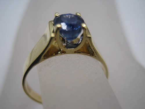 Bague vintage jaune 18 - or,