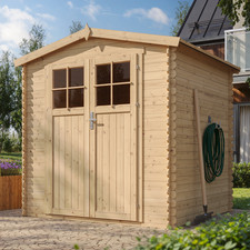 Abri de jardin en bois - porte