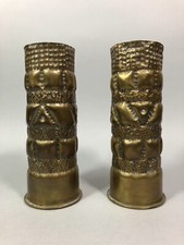 MILITARIA Paire d'OBUS Trench