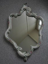 miroir encadrement porcelaine