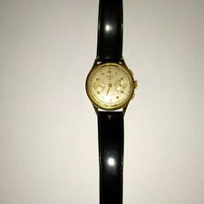 Chronographe ancien Orator Montre mecanique vintage Suisse Landeron