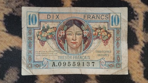 Billet francs trésor - billet,