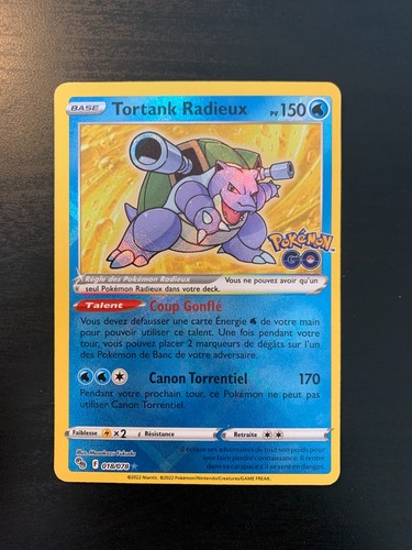 Carte pokémon tortank - carte, :