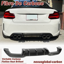 For BMW 2 Series F87 M2 Coupe 16-20 Diffuseur Spoiler Pare-chocs Arrière Carbone