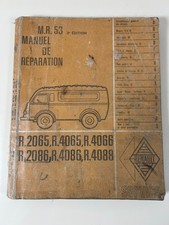 Renault Manuel de réparation M.R.53 (R.2065 / R.4065 / R.4066 / R.2086 / R.4086)