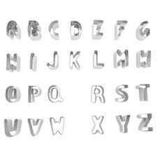 Acier Inoxydable Alphabet
