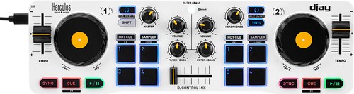 Hercules djcontrol mix white - hercules,